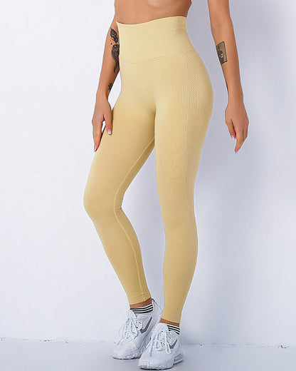 Jiulia Blanc Seamless Scrunch Leggings