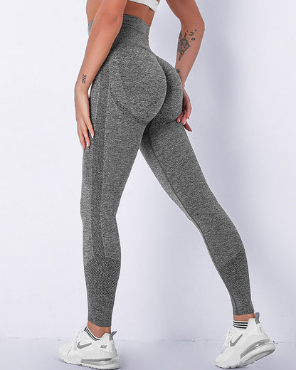 Jiulia Blanc Seamless Scrunch Leggings
