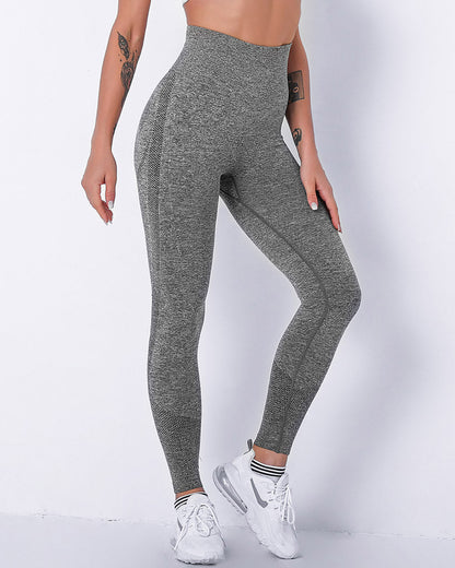 Jiulia Blanc Seamless Scrunch Leggings