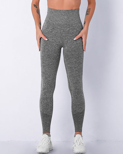 Jiulia Blanc Seamless Scrunch Leggings