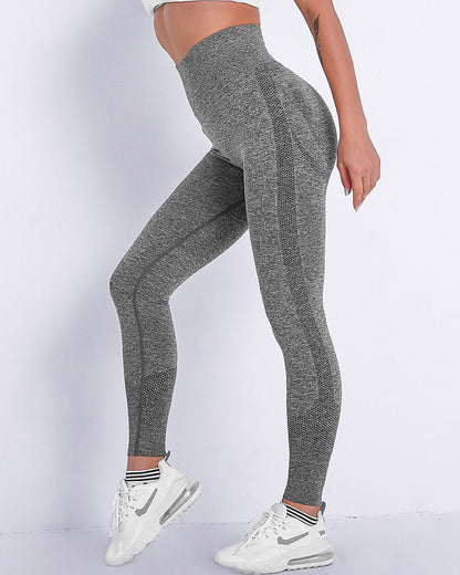 Jiulia Blanc Seamless Scrunch Leggings