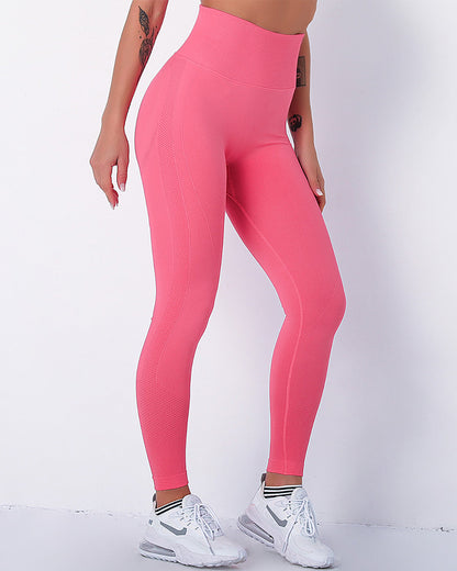 Jiulia Blanc Seamless Scrunch Leggings