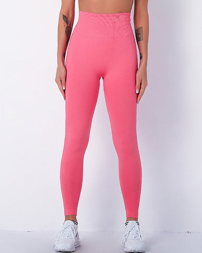 Jiulia Blanc Seamless Scrunch Leggings