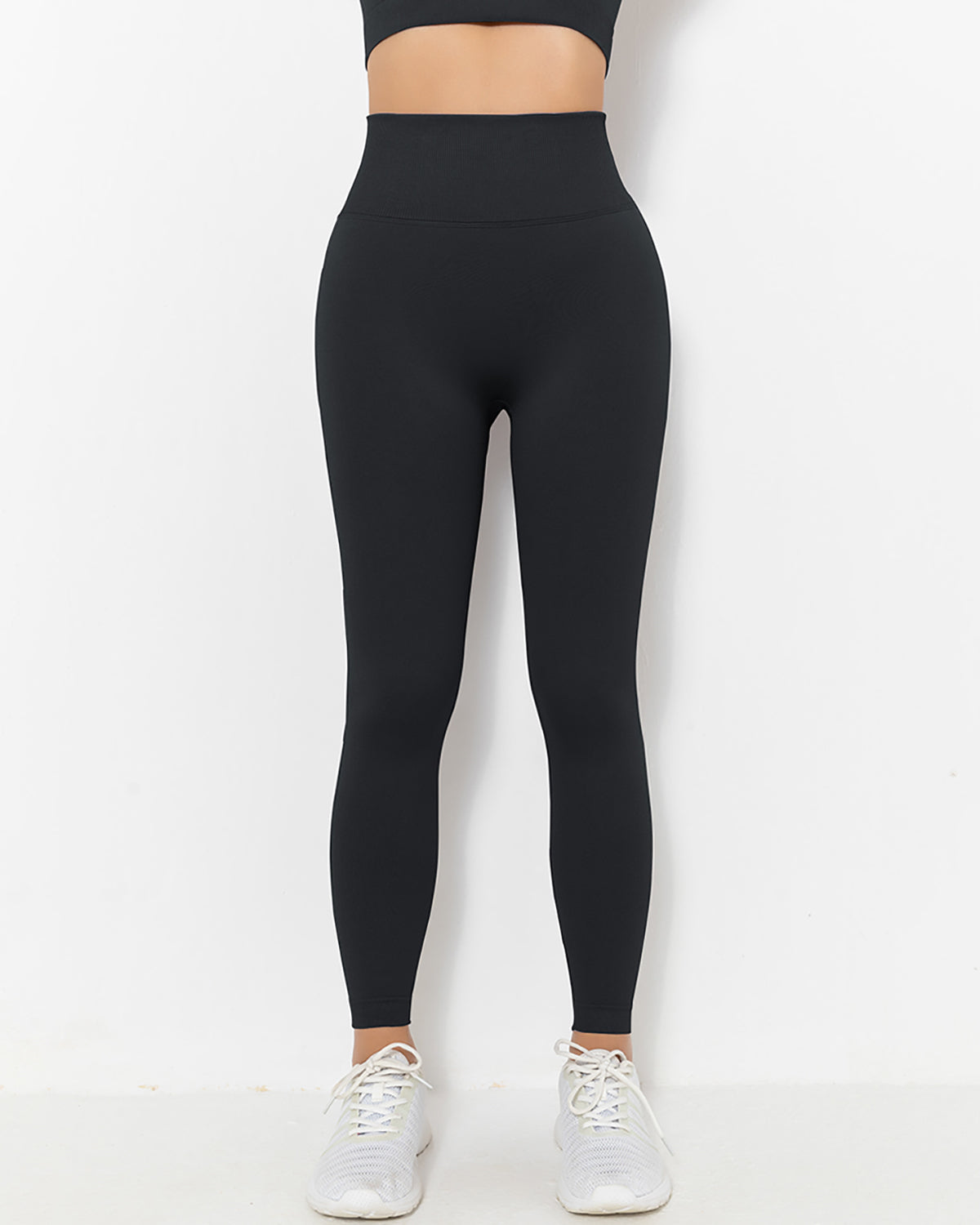 Lior Seamless Scrunch Leggings - Black