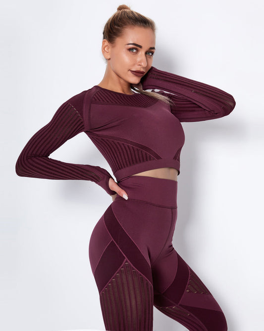 Lorica Long Sleeve - Burgundy