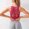Xena Mesh Back Sports Bra - Pink