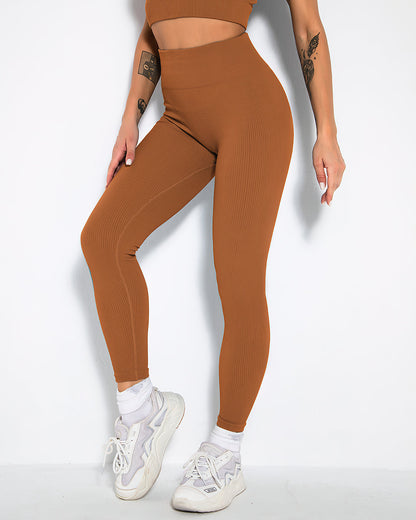 Nieve Ribbed Athleisure Leggings