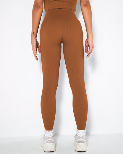 Nieve Ribbed Athleisure Leggings