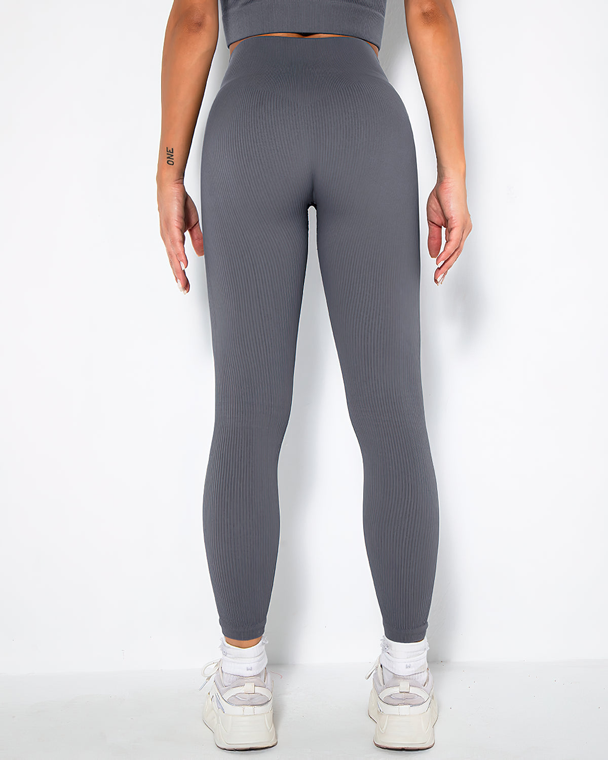 Nieve Ribbed Athleisure Leggings