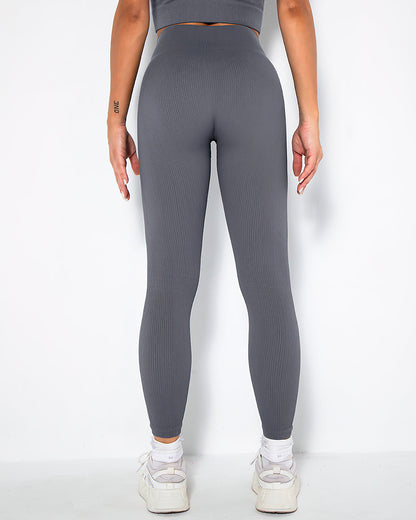 Nieve Ribbed Athleisure Leggings