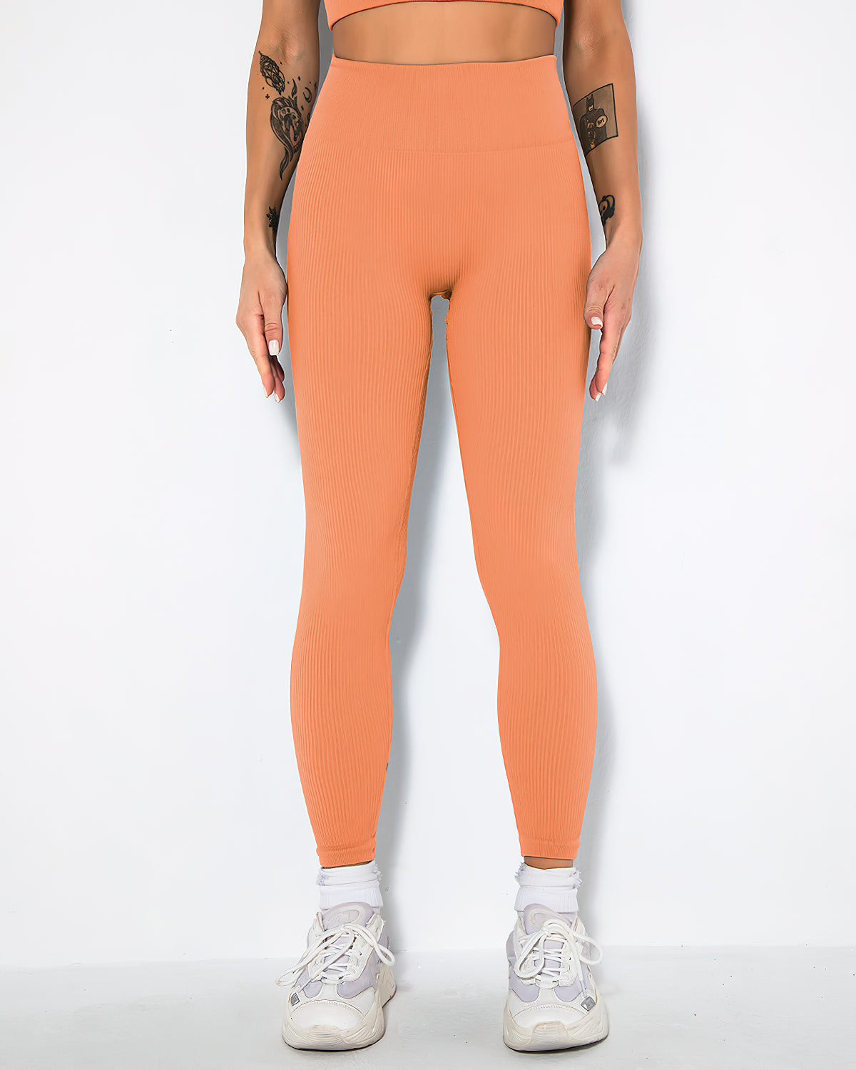 Nieve Ribbed Athleisure Leggings