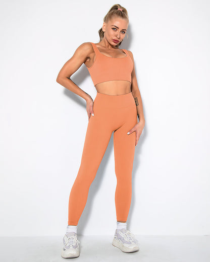 Nieve Ribbed Athleisure Leggings