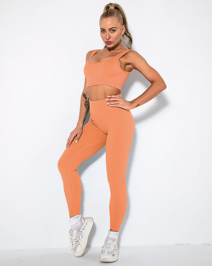 Nieve Ribbed Athleisure Leggings