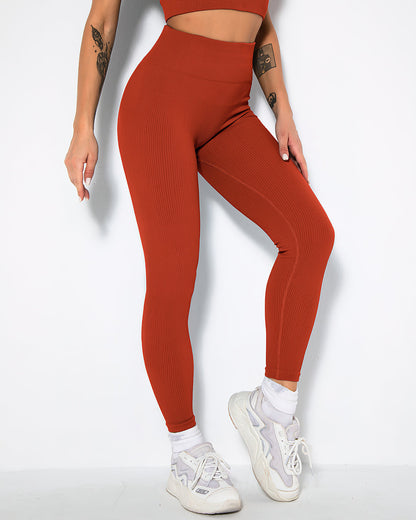 Nieve Ribbed Athleisure Leggings