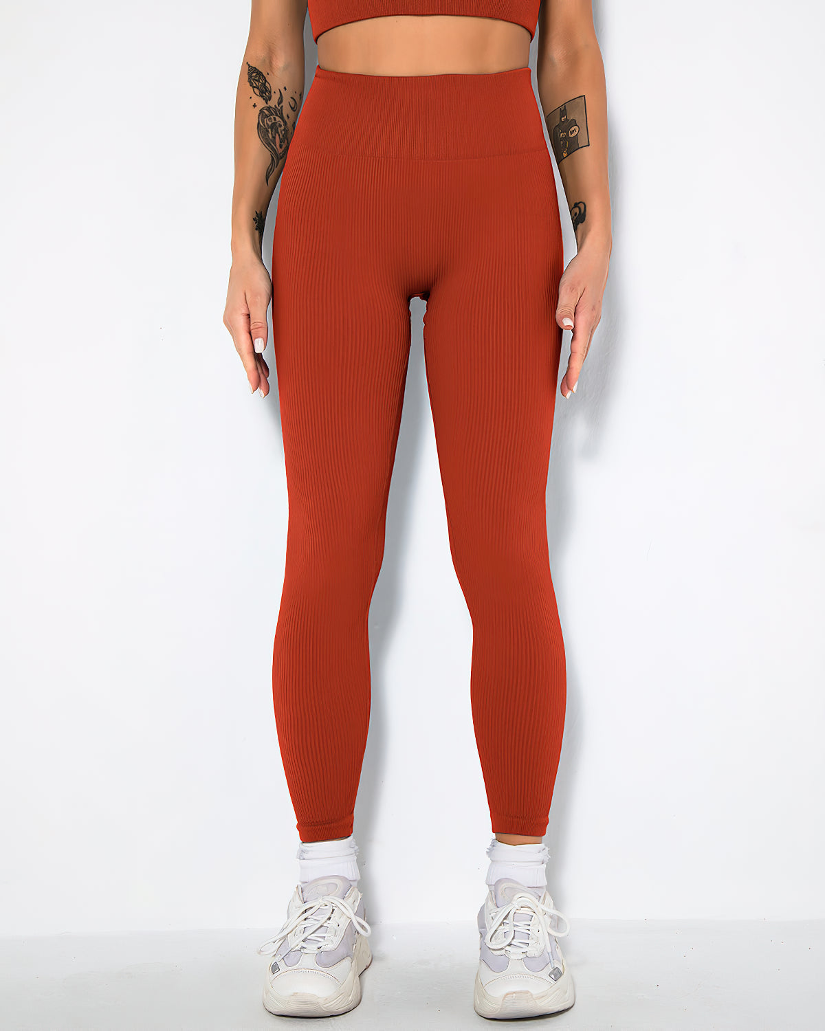 Nieve Ribbed Athleisure Leggings
