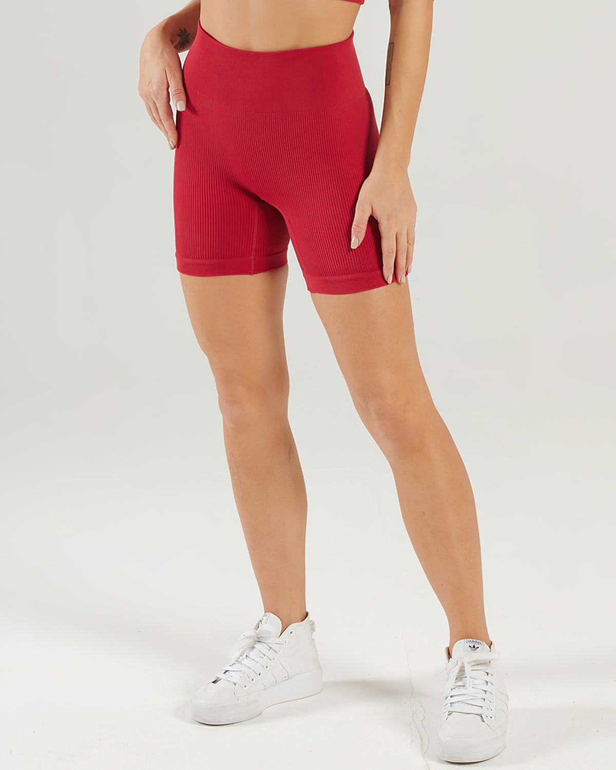 Nieve Ribbed Athleisure Shorts