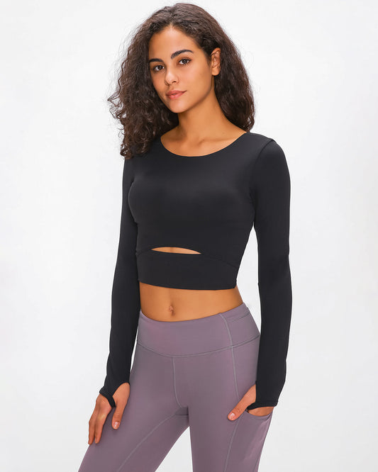 Perrie Crescent Long Sleeve - Black