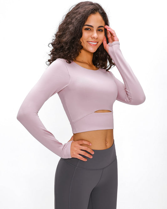 Perrie Crescent Long Sleeve - Purple