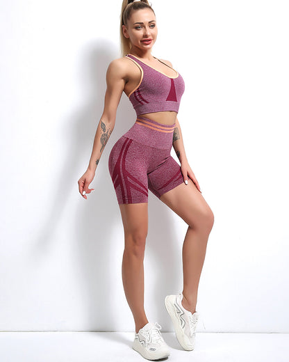 Willo Fox Seamless Shorts - Maroon