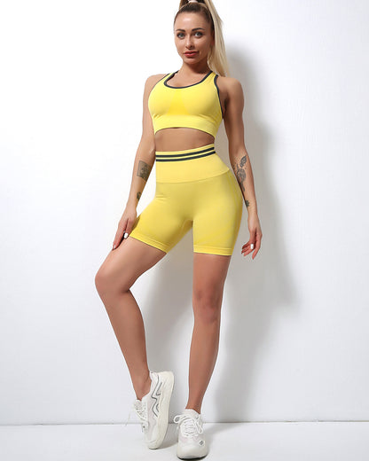 Willo Fox Seamless Shorts - Yellow