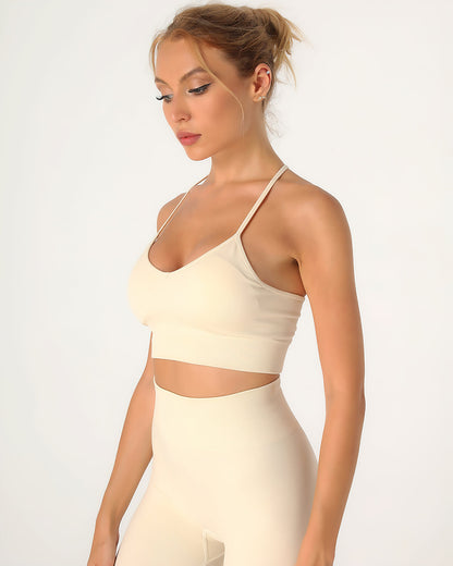 Yesley Sports Bra - Beige