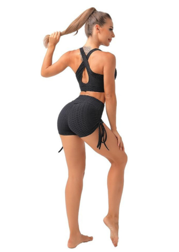 Booty Lifting X Anti-cellulite Shorts - Black