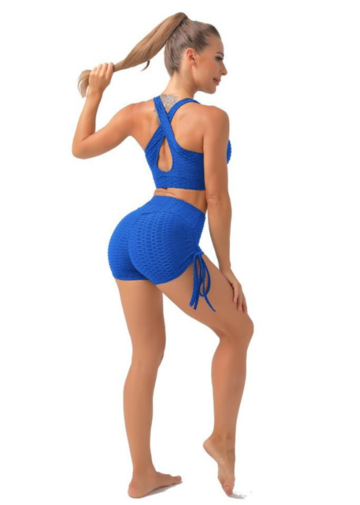 Booty Lifting X Anti-cellulite Shorts - Royal Blue