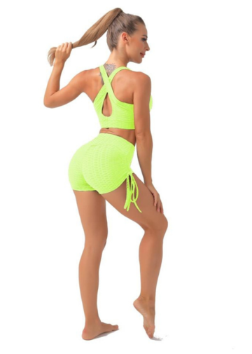 Booty Lifting X Anti-cellulite Shorts - Neon Green