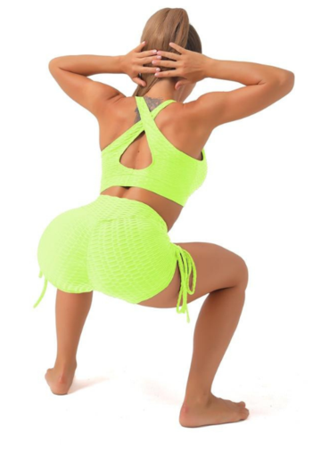 Booty Lifting X Anti-cellulite Shorts - Neon Green
