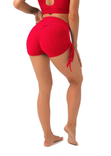 Booty Lifting X Anti-cellulite Shorts - Red