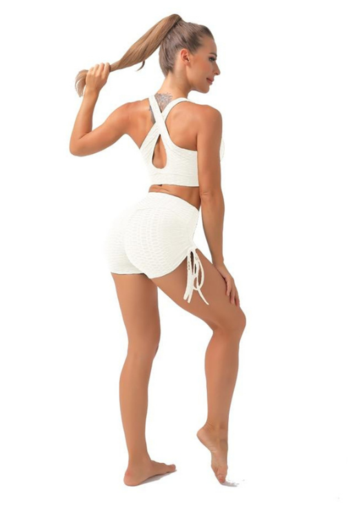 Booty Lifting X Anti-cellulite Shorts - White
