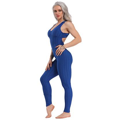 Booty Lifting x Anti-Cellulite Royal Blue Jumpsuit