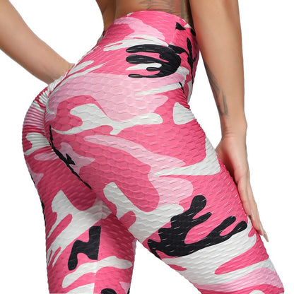 BOOTY LIFTING X ANTI-CELLULITE LEGGINGS - PINK CAMO