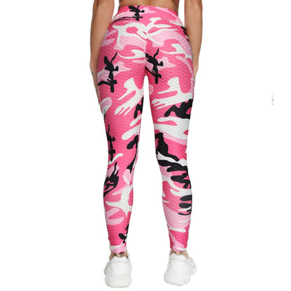 BOOTY LIFTING X ANTI-CELLULITE LEGGINGS - PINK CAMO