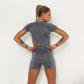Seamless Fitness Shorts - Dark Grey