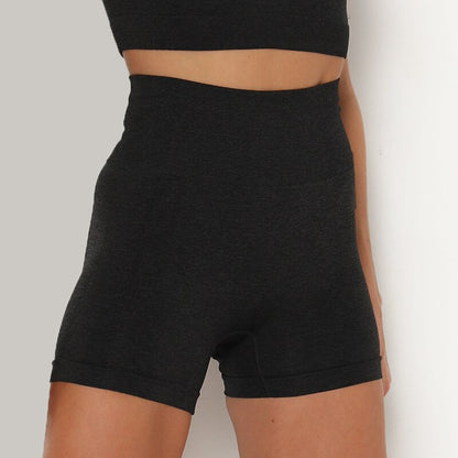 Seamless Fitness Shorts - Black