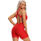 BOOTY LIFTING X ANTI-CELLULITE RED ROMPER
